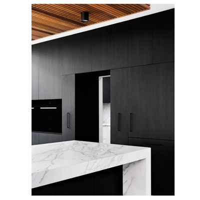 Première sélection 1600*3200 Calacatta Glacé Slate de pierre sintrée pour le comptoir et le toit de l'île