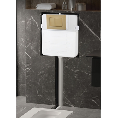 Toilette traditionnelle 680x370x830mm à une pièce avec réservoir caché et ouverture automatique