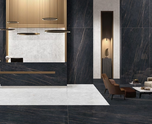 Moderne / classique style résistant à l'usure de grande taille granite céramique Travertin carreaux