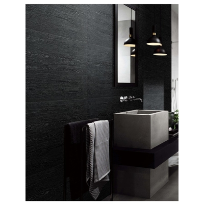 Style de design moderne Carreaux de marbre au charbon noir et or pour la décoration de la pièce 600 x 600