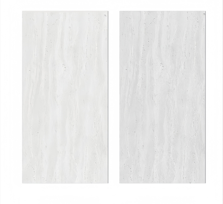 Carreaux intérieurs 3x6 Travertin gris argenté de pierre de sol rustique Carreaux muraux avec finition mate