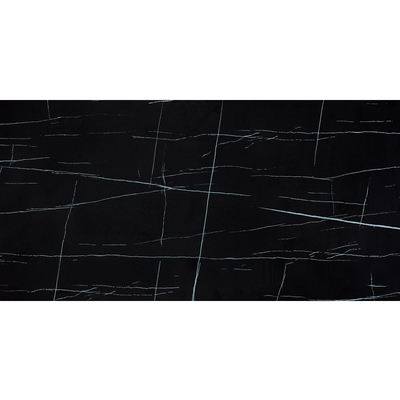 Carreaux de chambre en céramique blanc et noir pierre irrégulière mosaïque piscine carreaux de pierre noire 600 * 600