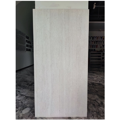 600*1200 Carreaux de sol en travertin blanc parfaits pour la transformation de la douche du salon