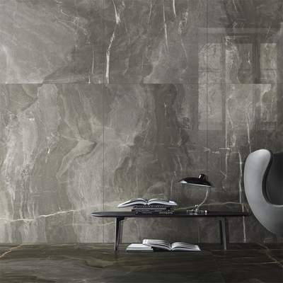 Effets de marbre Grès Carreaux de porcelaine bleu Gris Plancher en céramique Jaune Carreaux rustiques pour projets