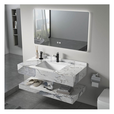 Finition de peinture brillante salle de bain évier base armoire murale avec miroir inclus à de Lowes