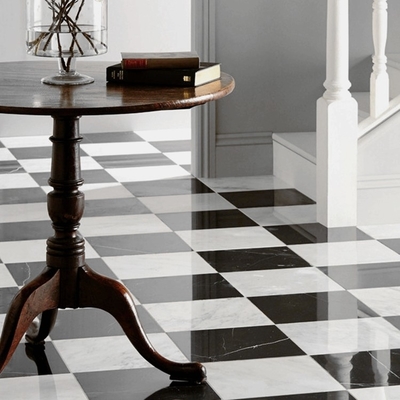 Carreaux de marbre de sol en porcelaine 60x60 avec absorption d'eau 0,5% des carreaux vitrés