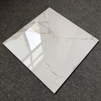 Carreaux en céramique Super marbre blanc intérieur Carrara Mur Foshan Porcelaine Carreaux miroir