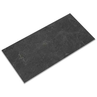 Carreaux rustiques en porcelaine gris mat vitré 120x60 pour revêtement de sol de style moderne / classique