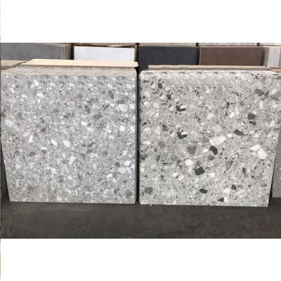 Pavé extérieur 24x24 Carreaux de ciment Terrazzo avec 600x600mm Spécification du sol