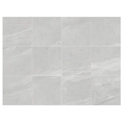 Carreaux de porcelaine blanche gris antibactérien 60x60 pour les murs et le sol aux Philippines