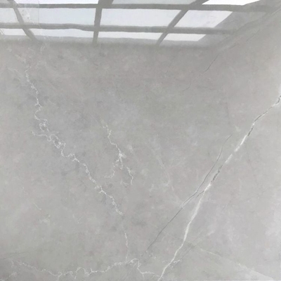 Verre de salle de bains vitrifié Carrara Carreaux de mur vitrés poli avec conception en marbre 3d