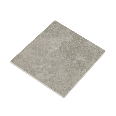 Carreaux de sol en vinyle extérieur en pierre grise vitrifiée 60x60 résistant à l'acide pour le trafic lourd
