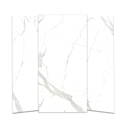 120x60 Porcelaine vitrée Calacatta Marbre blanc avec caractéristique d'isolation thermique