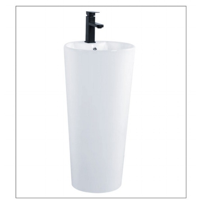 Installation au sol de style européen bassin de lavage des mains en céramique avec produits sanitaires