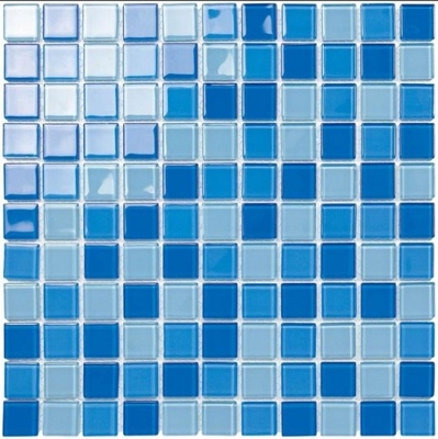 Technique des carreaux de mosaïque en verre pour les murs et le sol