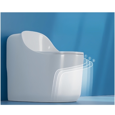 Couverture de siège à fermeture lente Toilette allongée en une pièce non électrique pour le marché américain