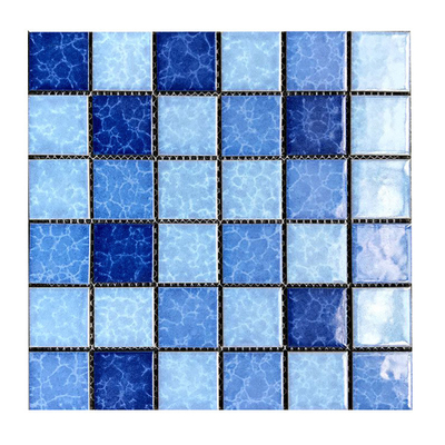 Matériau de construction piscine mosaïque céramique avec surface poli et caractéristique antidérapant