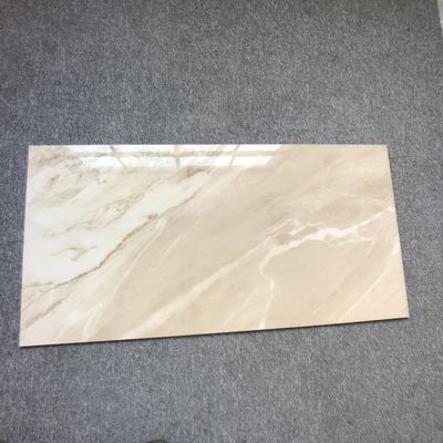 Carreaux de plancher de Kajaria jaune vif 48x24 pouces Carreaux de porcelaine vitrés céramiques polies