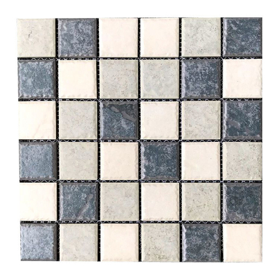 Carreaux de sol antidérapants pour piscine en céramique et en verre pour une résistance aux acides