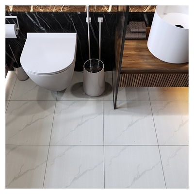 Moderne résistant aux acides 300x300 mm salle de bain en marbre Calacatta Carreaux de sol en céramique rustique