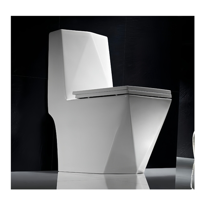 Ensembles de sièges de toilettes en céramique et salle de bain à lavabo avec armoire à eau de design traditionnel