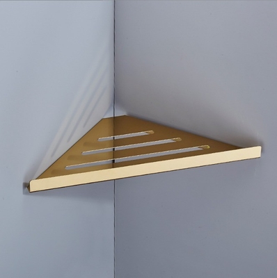 Installation murale de salle de bain moderne/classique étagère de douche en acier inoxydable avec finition polonaise