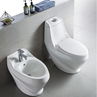 Bideau de toilette suspendu à la paroi automatique avec accessoires composant de tuyau de rinçage 730x425x810mm