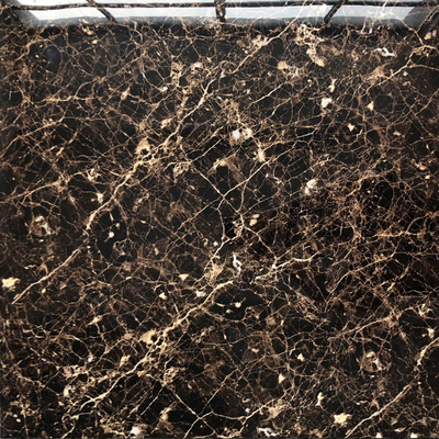 Carreaux de sol en or noir et noir pour la porcelaine de salle de bain 30x30