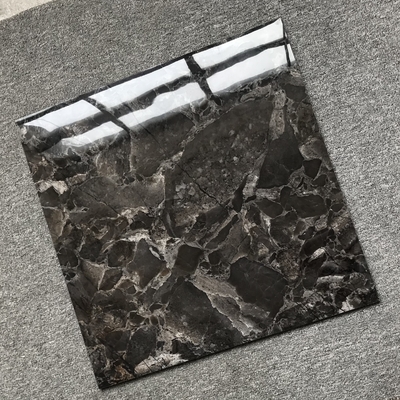 Carreaux de cuisine en céramique de marbre en noir et blanc 60 x 60 Carreaux vitrifiés avec design