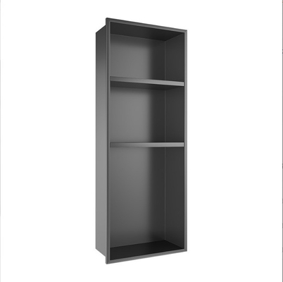 Étagère de plateau de surface solide et niches de douche en acier inoxydable pour le style de design moderne