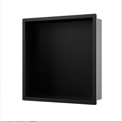 Niches de douche en acier inoxydable 304 noir mat pour le stockage de niches de shampooing en carreaux de salle de bain
